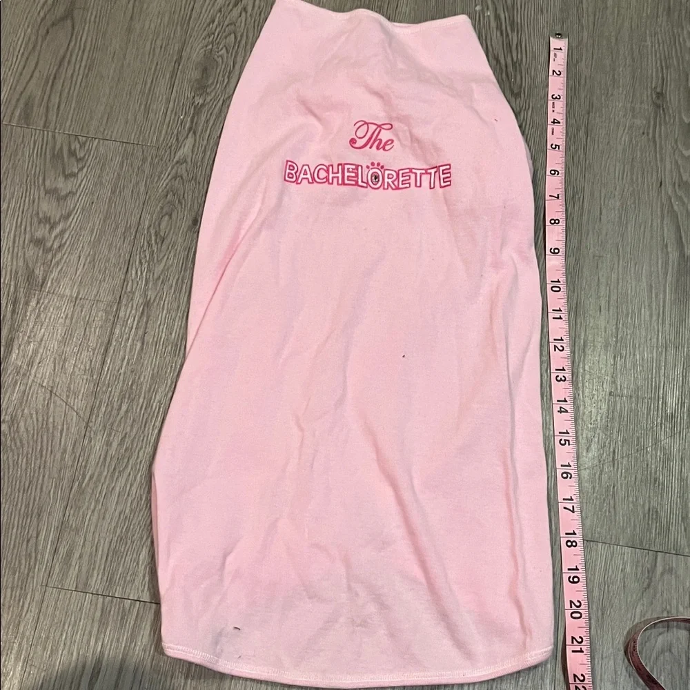 Pink Bachelorette dog tee